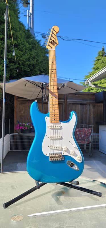 Squier Stratocaster MIJ E Series 84-87 - Lake Placid Blue image 1