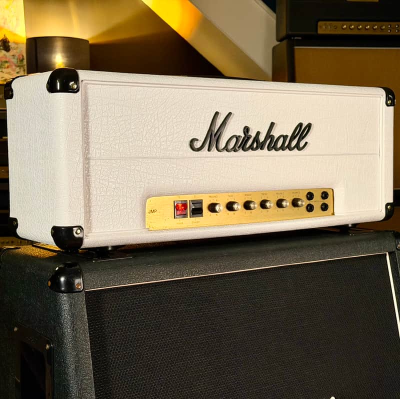 Marshall JMP 1959 MK II Super Lead 100-Watt Head 1979 - Randy Rhoads White image 1