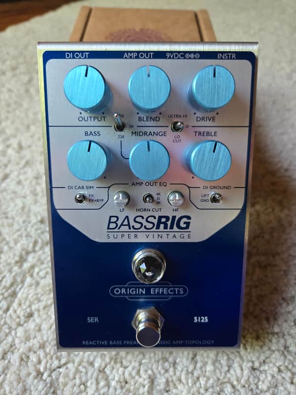 Origin Effects BASSRIG Super Vintage Blue / Silver image 1