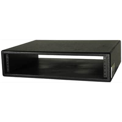 Grundorf Studio Series Short Rack Shell, Black, 2-Space image 1