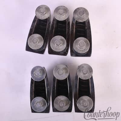*Ludwig 6x Tom/Snare Drum Small Classic Lugs Set Chrome 1 1/4" Vintage USA 70s* image 3