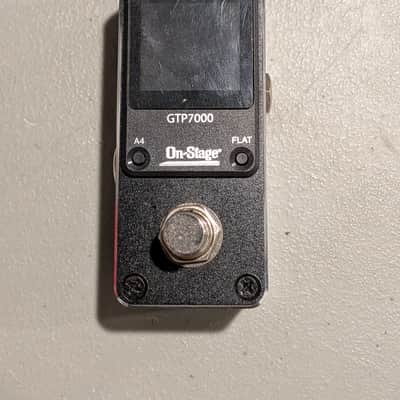 Immagine On-Stage GTP7000 Mini Chromatic Tuning Pedal 2010s - Black - 1