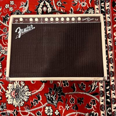 Fender Super-Sonic 22 2-Channel 22-Watt 1x12" Guitar Combo 2010 - Present - Blonde with Weber speaker image 1
