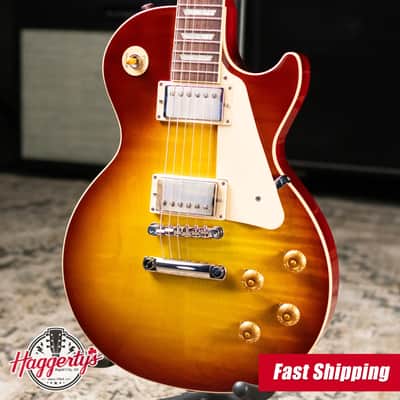 Gibson Les Paul Standard 50s Figured Electric Guitar - Iced Tea with Hardshell Case image 1