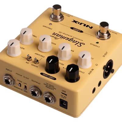 NuX Stageman Floor Acoustic Pre-Amp Pedal w/ 60-Second Looper image 4
