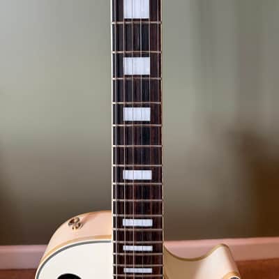Epiphone Les Paul Custom 1999 Alpine White with hard case image 5