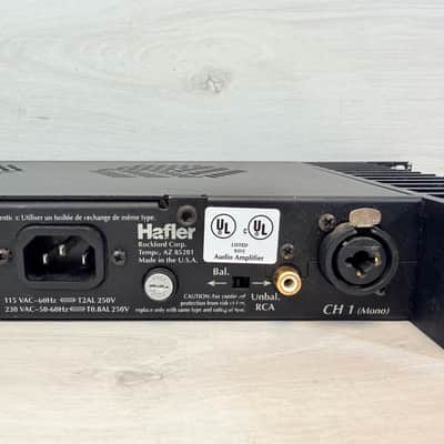 Hafler P1000 Trans•Ana Professional Stereo Power Amplifier USA Made Rack Mount 1990s - Early 2000s image 10