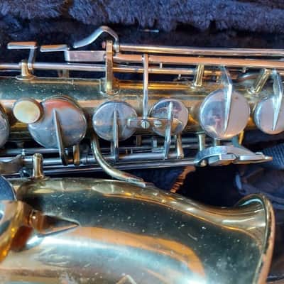 Olds Parisian Ambassador Alto Saxophone, France, Good Condition image 9