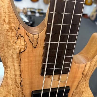 ESP LTD B-204SM Fretless Bass Guitar - Natural Satin image 3