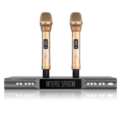 IDOLmain IP-6800 Mixing Amplifier And UHF-X2D Wireless Microphones Home Karaoke System image 6
