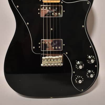 2017 Fender American Pro Telecaster Deluxe Shawbucker Black w/ Gig Bag image 2