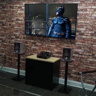 Pair Rockville APM6B 6.5" 350W Powered USB Studio Monitor Speakers+29" Stands image 3
