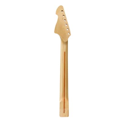 24" Short Scale Guitar Neck – 24 Fret Maple with Rosewood Fretboard & Block Inlays, Bolt-On image 2