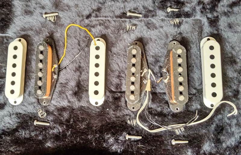 Fender 1982 Stratocaster Original Single Coil Pickup Set - Dan Smith Period image 1