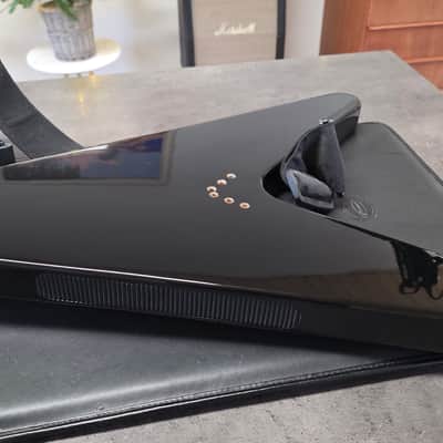 2003 Epiphone Flying V Korina MIK Korean Gibson Logo Ebony Black Guitar image 13
