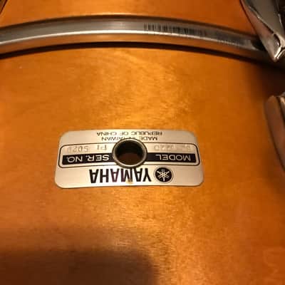 Vintage Yamaha 9000 Series Drum Set in Real Wood Satin - 14x22, 16x16 & 9x13  Pre-Recording Custom image 9