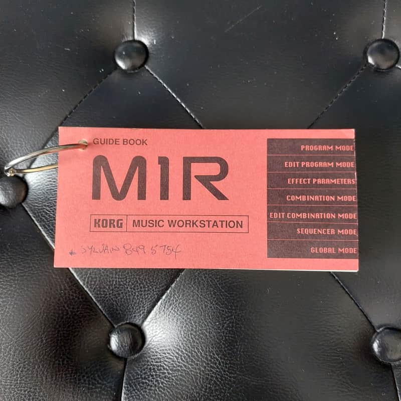 Korg M1R Music Workstation **RARE** GUIDE BOOK image 1