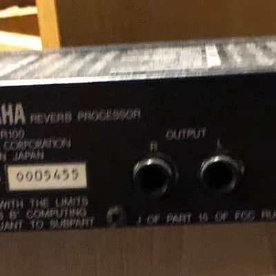 Yamaha R1000 Digital Reverberation 1980s - Black image 5