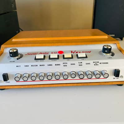 Welson Supermatic S12 Analog Drum Machine with Original Foot Pedal image 3