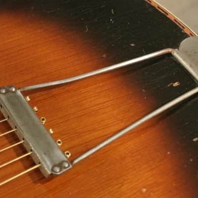 1940's S.S. Stewart by Harmony H1328 Archtop Guitar- Fancy Inlay Binding image 22