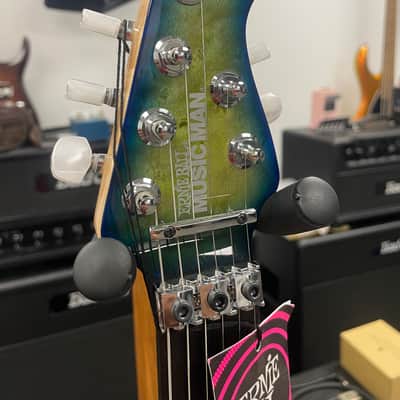 Ernie Ball Music Man L4 Steve Lukather BFR Family Reserve 150 pcs. 2025 - Green Tide 6-String Electric Guitar Floyd Rose *AUTHORIZED DEALER image 5