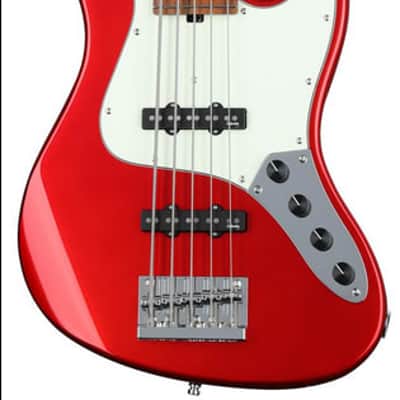 Sadowsky MetroExpress 21 Fret Vintage JJ Bass 5 String Candy Apple Red Metallic High Polish Maple Board image 7