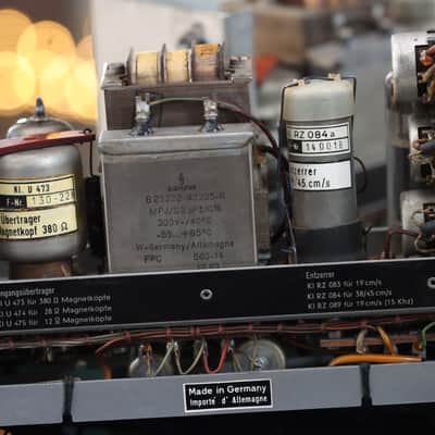 Klangfilm V073 Tube Preamp Magnetic Sound Reproduction Amplifier Pair image 8