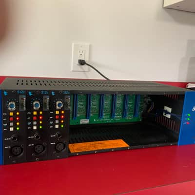 API 500 Series 10 Space Rack With Linear Power Supply and (3) 512C Preamps Price Reduced! image 1