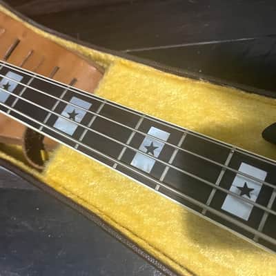 ULTRA RARE- Ibanez 2615B Artist Series Double Cutaway 4-String Bass 1970s - Natural Mahogany image 10