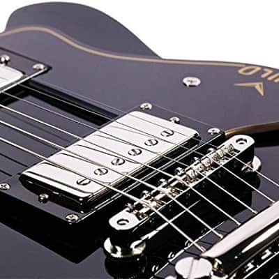 FREE GIG BAG! Guild Bluesbird Black Electric Guitar image 4