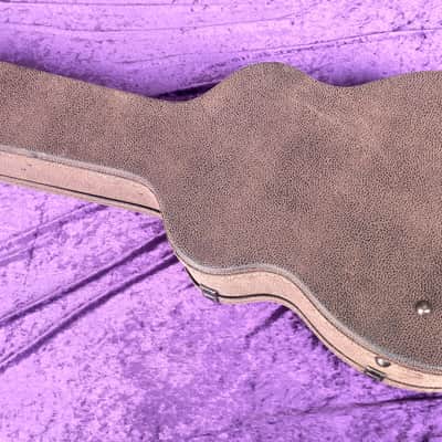 Stanford 1950s vintage style hard case for OM-sized guitars*strong wood construction*built-in hygrometer*looks fine witha fancy inside* image 12