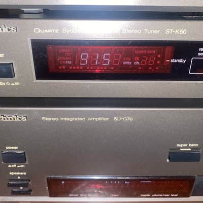 Technics SU G-70 Stereo Integrated Amplifier 1990- Earplugs LOUD image 6