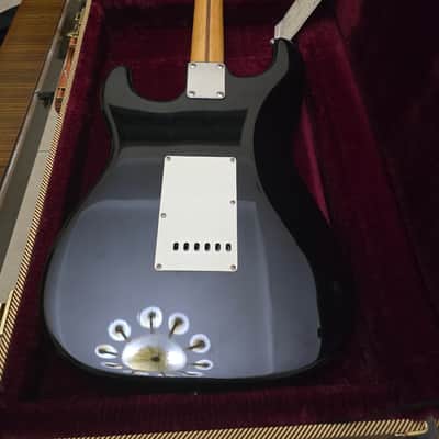 Collector-grade! 1993 Fender Japan 50'S Reissue ST54 "Blackie" Stratocaster BLK in Excellent Condition image 16
