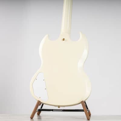 Gibson 1963 Les Paul SG Custom Reissue with Maestro Vibrola, Classic white | Demo image 4