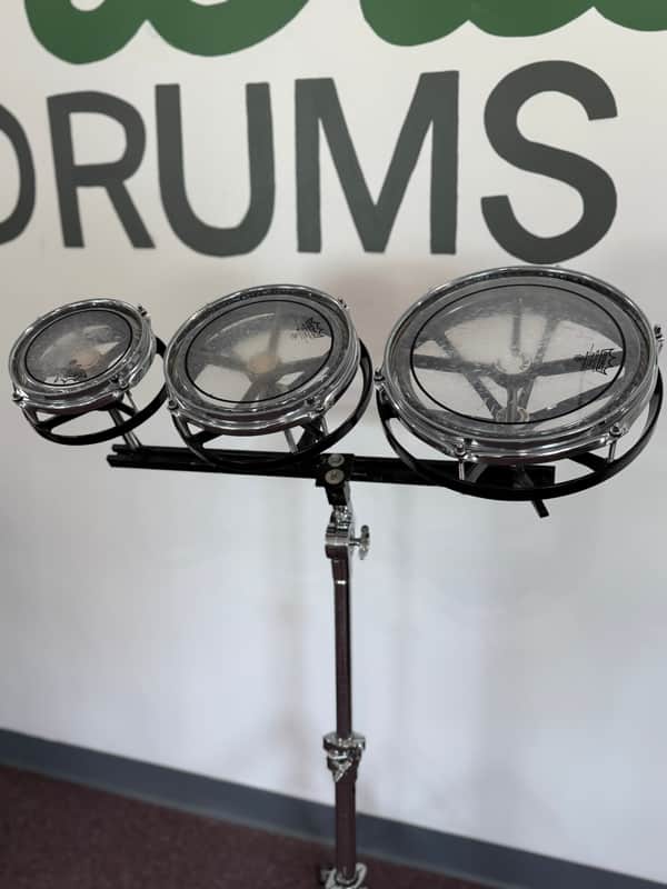 Remo Roto Toms 6", 8", 10" Set with Stand image 1
