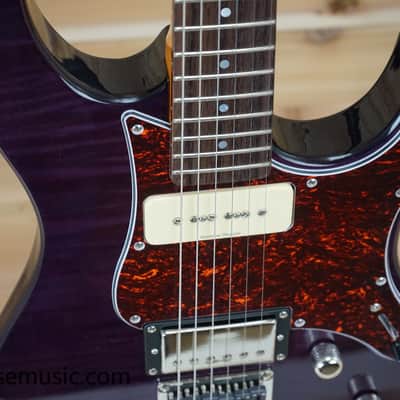 Yamaha PAC611HFM Pacifica - Trans Purple image 7