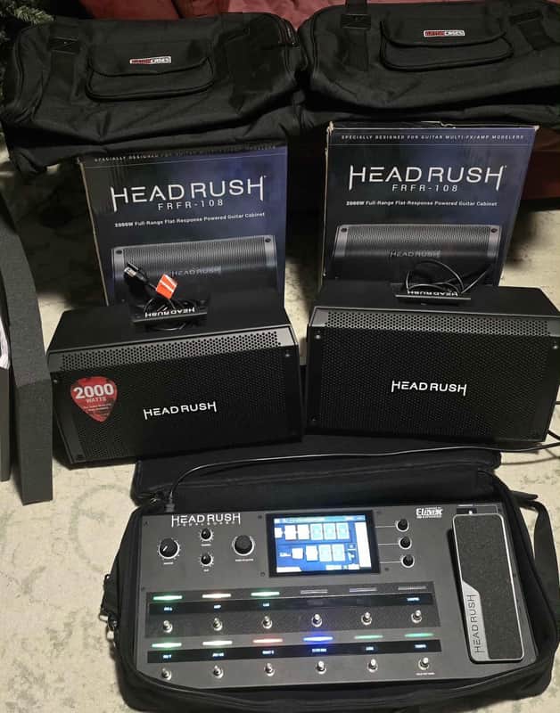 Headrush Guitar Processor Pedalboard Powered By Eleven Labs 2010’s - Stock image 1