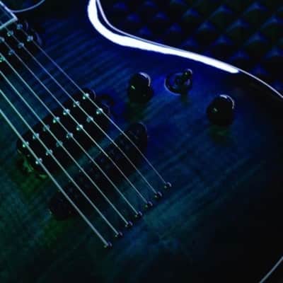 ESP LTD H3-1007 Baritone FM See Thru Black Sunburst image 5