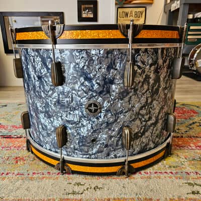 Bucks County Drum Co. 24-16-13" Relic Series Mahogany Drum Kit image 2