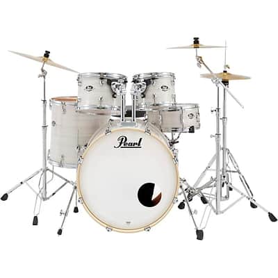 Pearl Export New Fusion 5-Piece Drum Set With Hardware 2024 - Slipstream white image 2