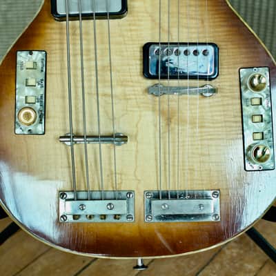 Hofner 191 Double Neck 4 & 6 String Vintage Bass/Guitar Circa 1961-64' image 3