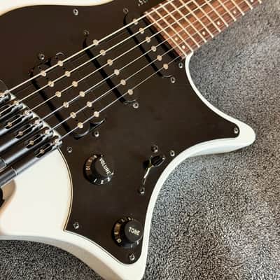 strandberg Boden Classic 6 Multiscale Fanned Fret Electric Guitar White 2017 HSS .strandberg* image 9