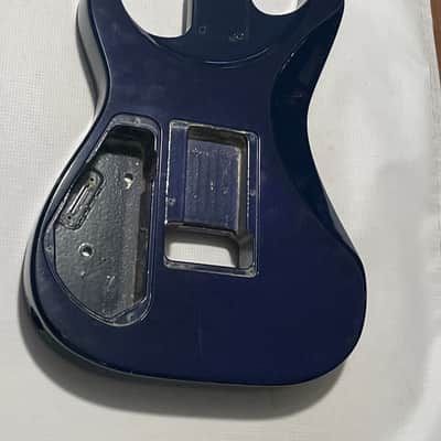 1989-91 Japan Charvel 375 Deluxe Blue Flame Maple Guitar Body Floyd Ready image 13