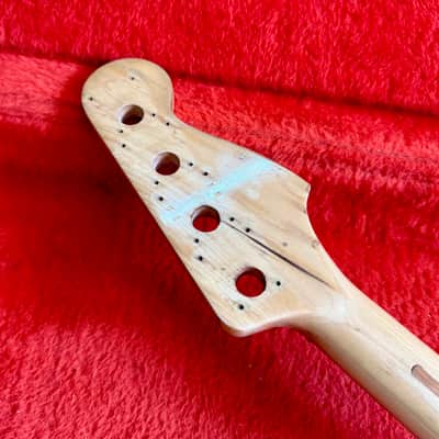 LEFTY! -Fender Precision Bass neck 1970’s - Maple original vintage USA left handed image 3