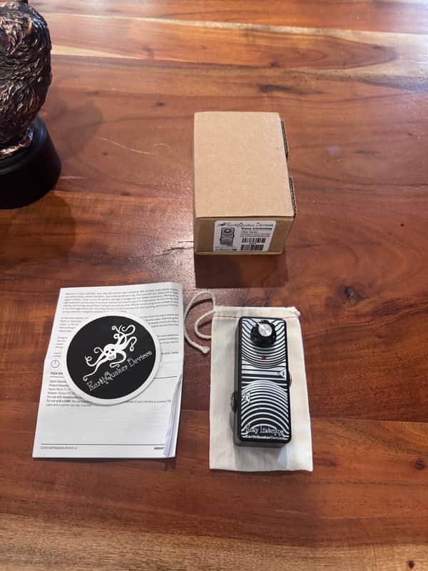 EarthQuaker Devices Easy Listening Headphone Amp 2025 Black and White image 1