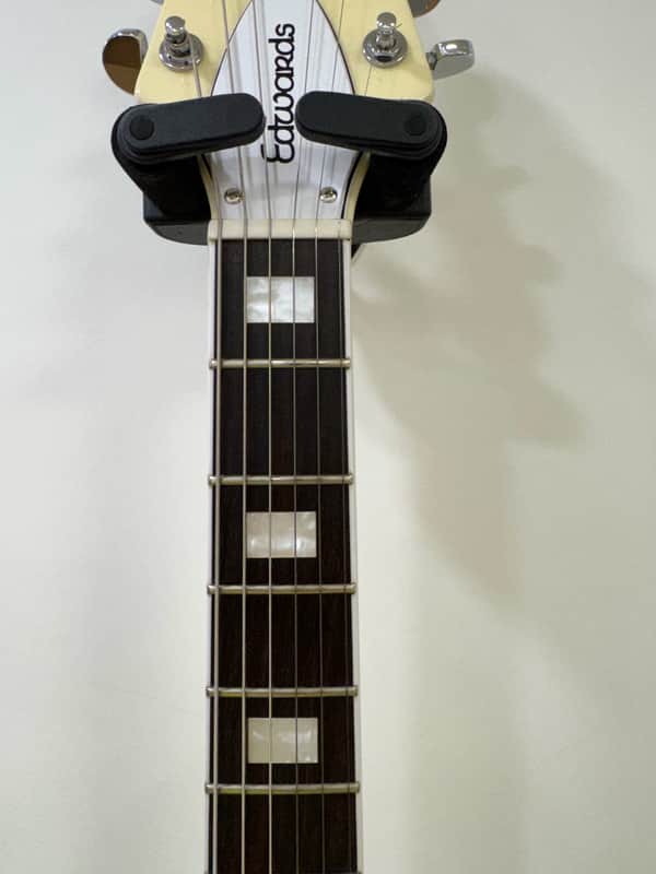 Edwards by ESP E-FV-LTD Flying V Hetfield Vintage White, | Reverb