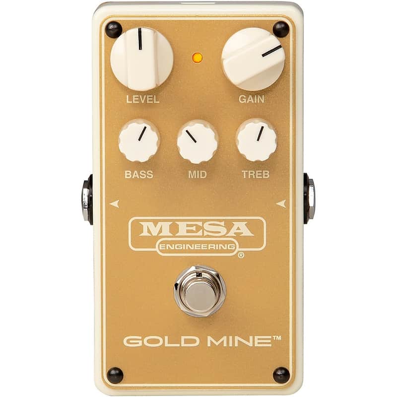 MESA/Boogie Gold Mine Overdrive Effects Pedal Regular Gold image 1