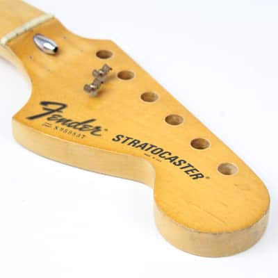 1979 Vintage Fender Stratocaster Maple 3-Bolt NECK ~Player Grade~ Checking USA Strat 1970s image 11