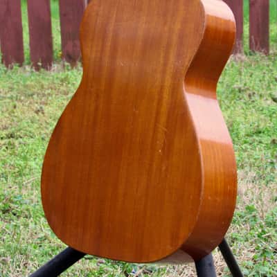 ~All Solid Mahogany~ 1971 Fender by Harmony F-1030 / H165 - Folk Player's Dream! w/ Pickup! USA! image 11