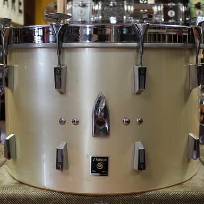 1970s Sonor Phonic Outfit in Metallic Silver 16x22 9x13 10x14 16x16 image 3